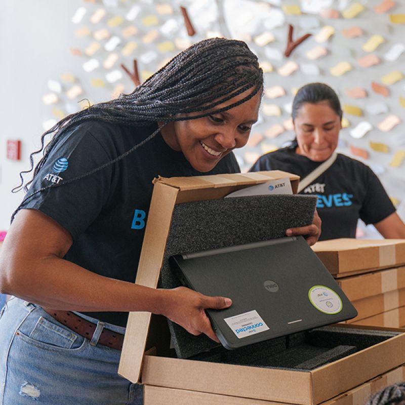 little girl plays with blocks